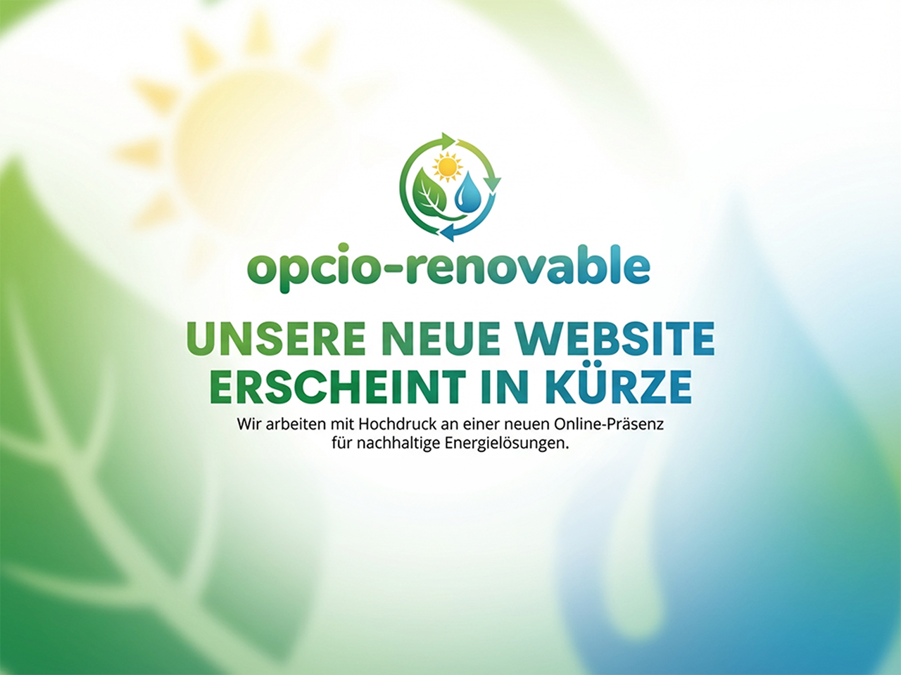 opcio-renovable: Unsere neue Website erscheint in Kürze